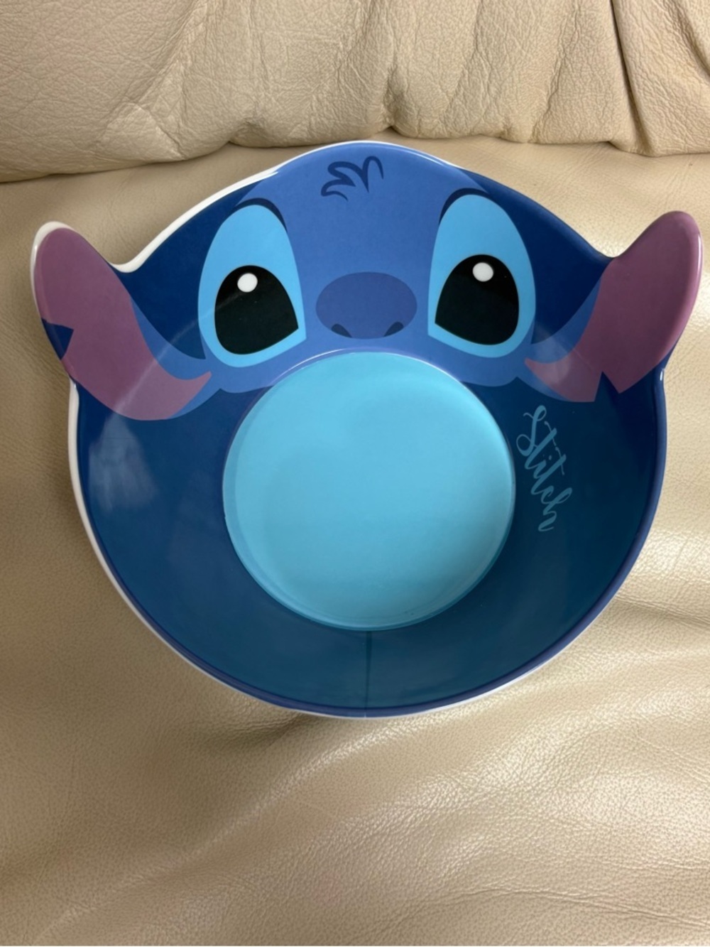 STITCH & Scrump Plastic Bowl Blue Disney Store Japan - Picture 2 of 9